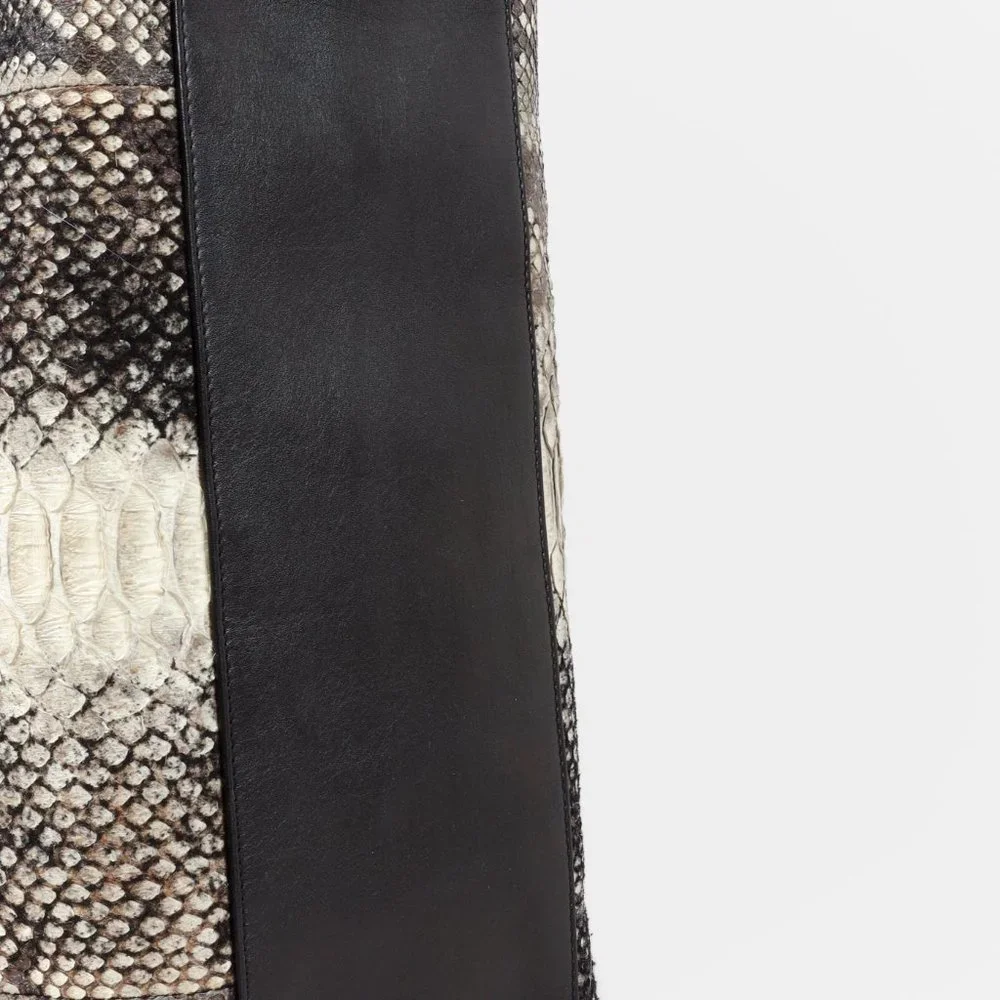 Chanel Wooled Python Large Zip Tote - Picture 14 of 14